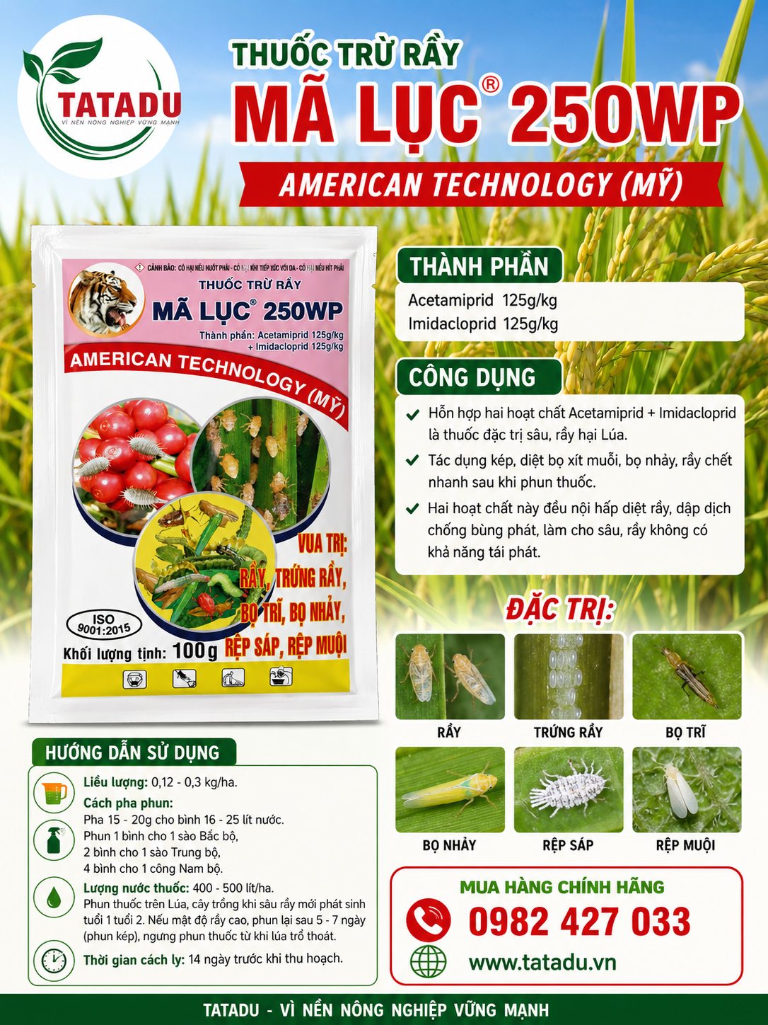 MÃ LỤC 250WP