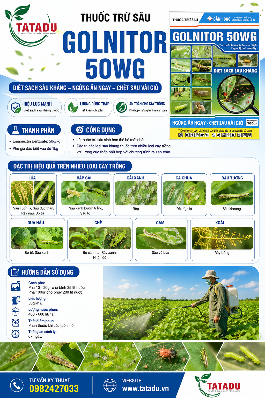 GOLNITOR 50WG HÒA BÌNH GOLNITOR 50WG HÒA BÌNH