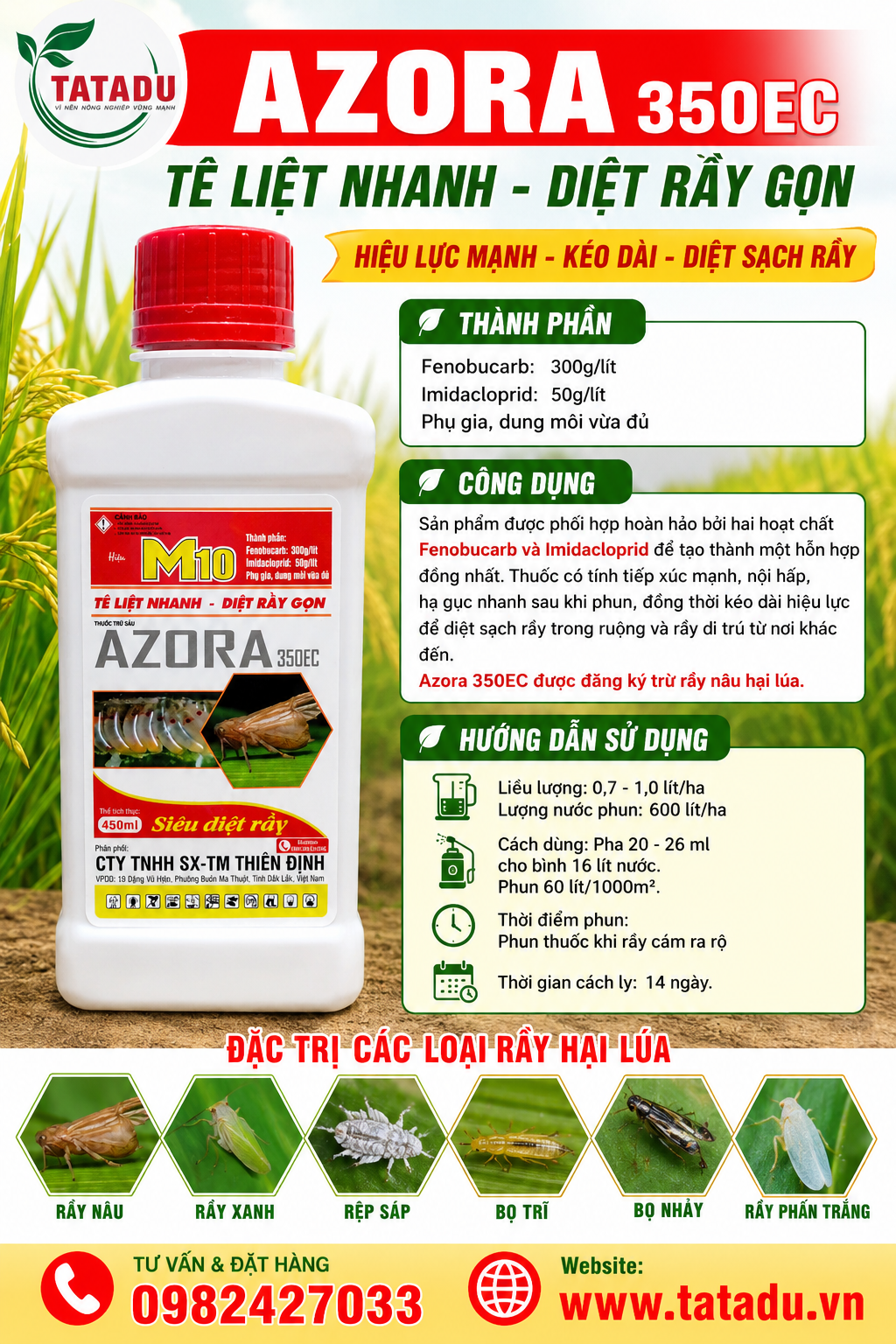 AZORA 350EC HIỆU M10