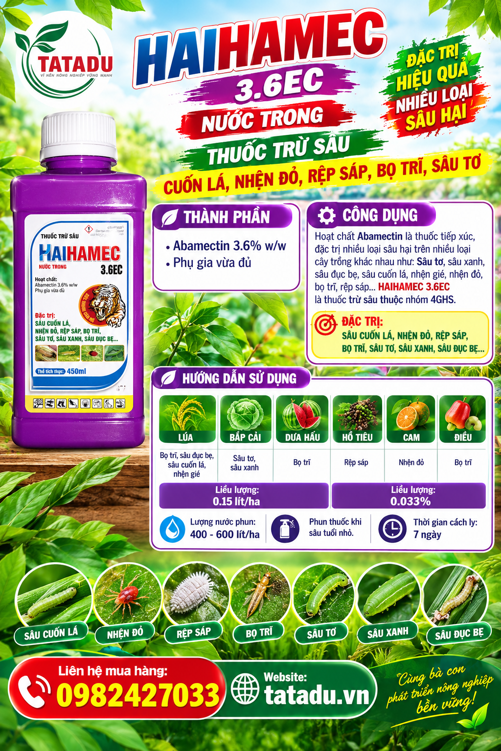 HAIHAMEC 3.6EC NUOC TRONG HAIHAMEC 3.6EC NUOC TRONG