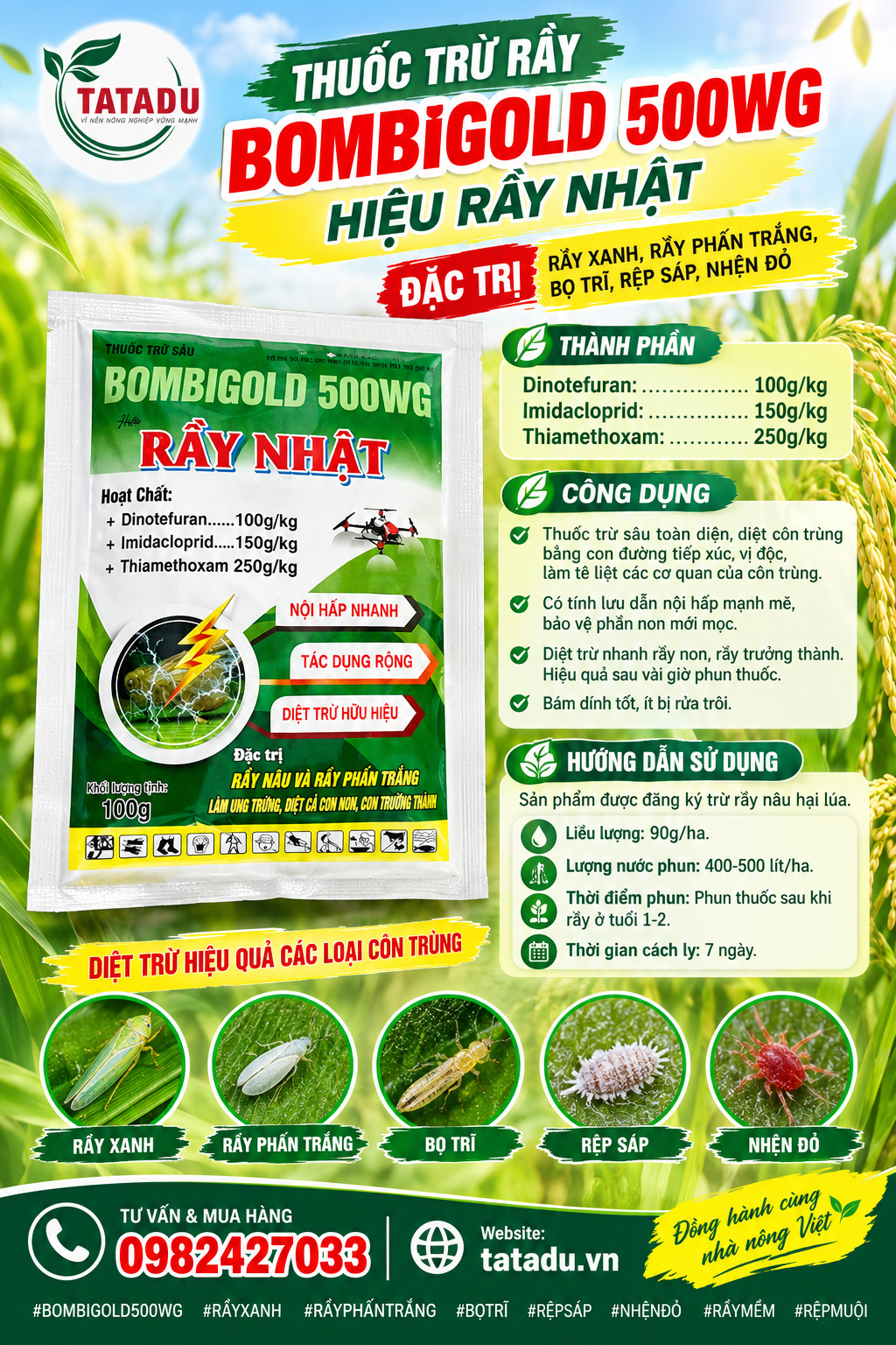 BOMBIGOLD 500WG HIEU RAY NHAT BOMBIGOLD 500WG HIEU RAY NHAT