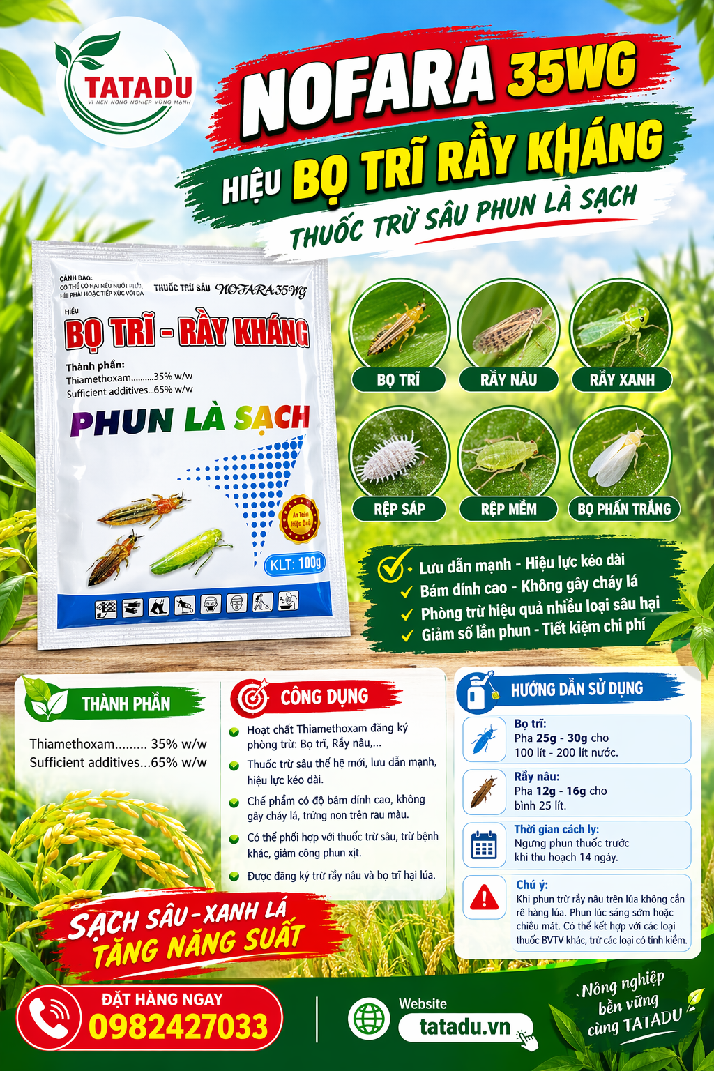 NOFARA 35WG HIEU BO TRI RAY KHANG NOFARA 35WG HIEU BO TRI RAY KHANG