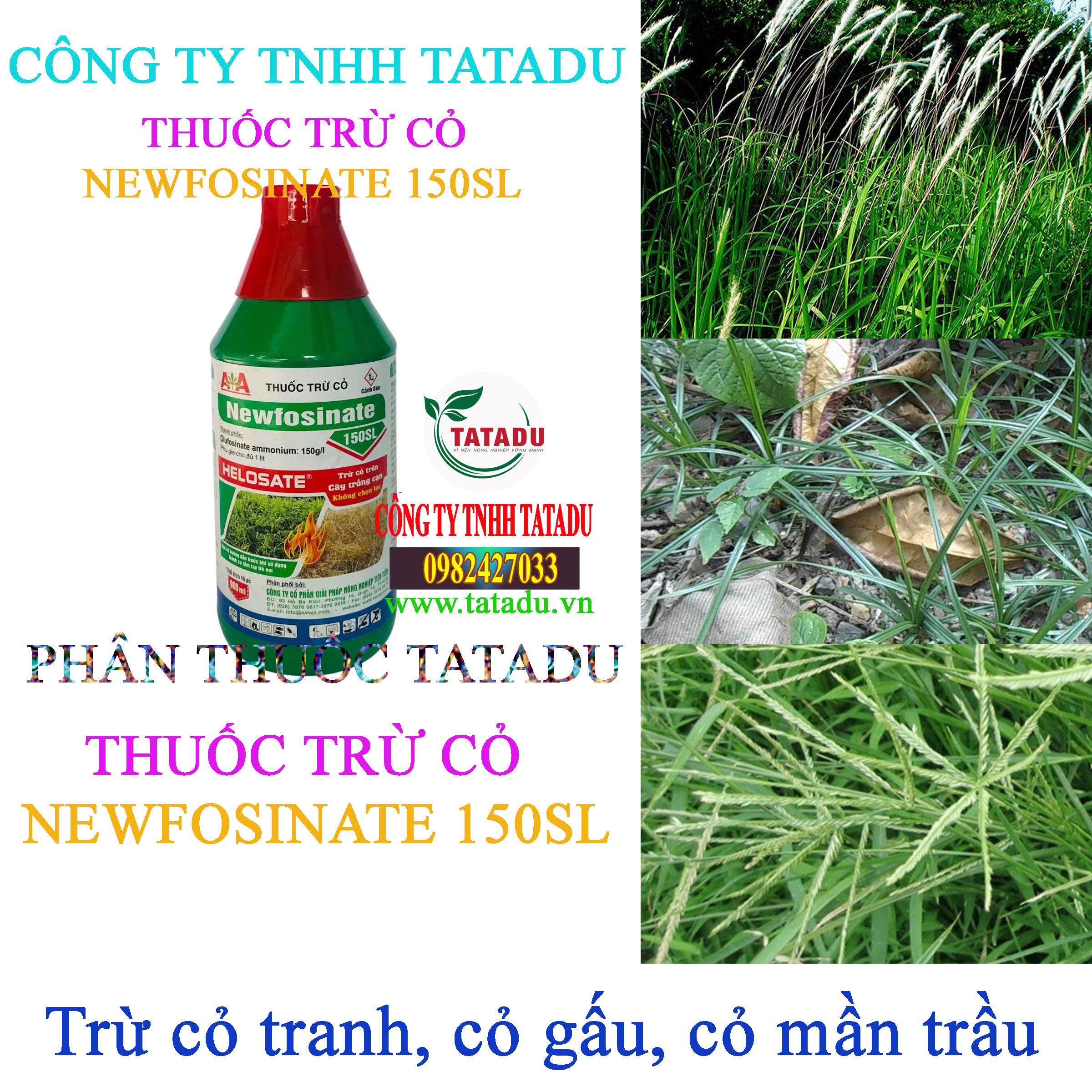 NEWFOSINATE 150SL co tranh NEWFOSINATE 150SL co tranh
