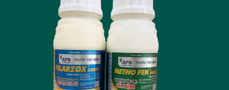 Bo doi thuoc tru benh APN PRO Pilarzox 255SC va Metho Fen 50SC