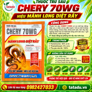CHERY 70WG – THUOC TRU SAU HIEU MANH LONG DIET RAY
